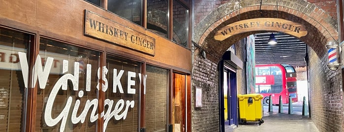 Whiskey Ginger is one of London Must Trys.