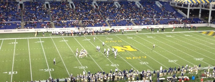 Navy-Marine Corps Memorial Stadium is one of NCAA Division I FBS Football Stadiums.