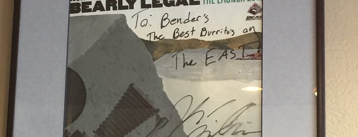 bender's burritos is one of Ryan : понравившиеся места.