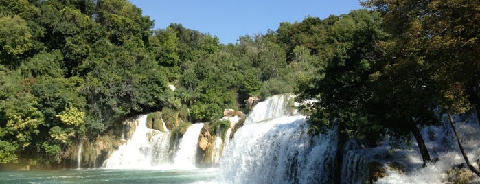 Krka Waterfalls is one of Croatia.