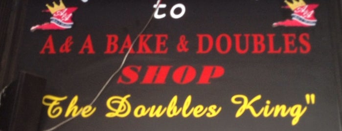 A & A Bake & Doubles is one of Tempat yang Disimpan Justin.