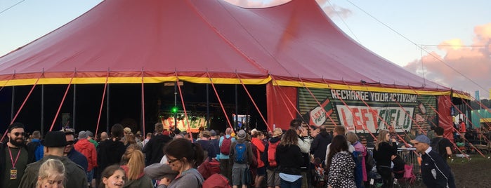 Left Field Tent is one of Glastonbury Festival.