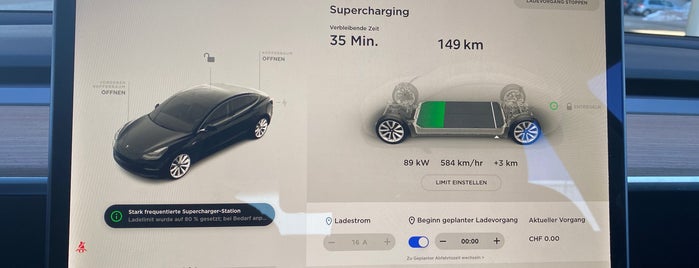 Tesla Supercharger is one of Supercharger Schweiz.