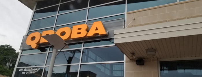 Qdoba Mexican Grill is one of People I like to give my business to in Whitewater.