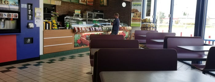 SUBWAY is one of frequent.