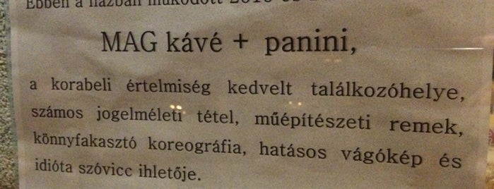 MAG Kávé+Panini is one of To-Do List.