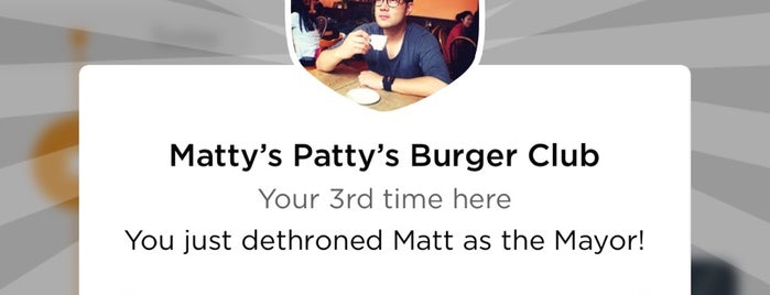 Matty’s Patty’s Burger Club is one of The 6ix.