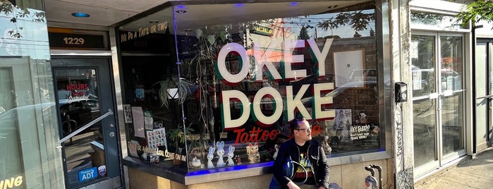The Okey Doke Tattoo Shop is one of Toronto.