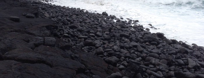 Kalapana Black Sand Beach is one of Hawaiiiii.