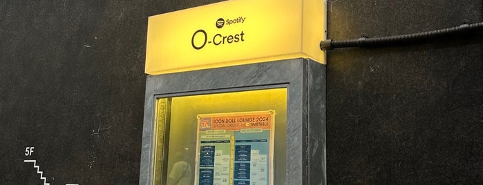 Spotify O-Crest is one of ♪ live music club.
