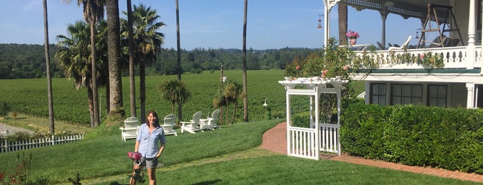 Raford House Bed and Breakfast Inn is one of Gorgeous, Burgeoning Wine Road Gardens.