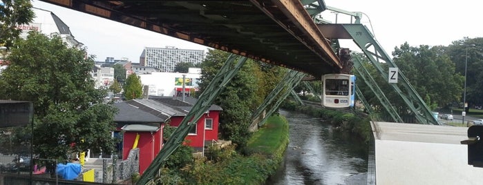 H Adlerbrücke (Schwebebahn) is one of Wuppertal 🚟.
