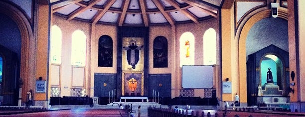 National Shrine of Our Lady of the Holy Rosary of La Naval de Manila (Sto. Domingo Church) is one of Diocese of Cubao.