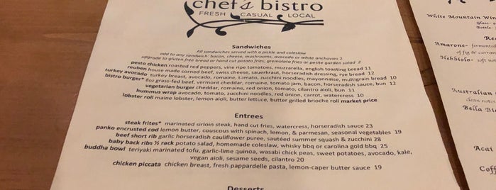 Chef's Bistro is one of Locais curtidos por Todd.