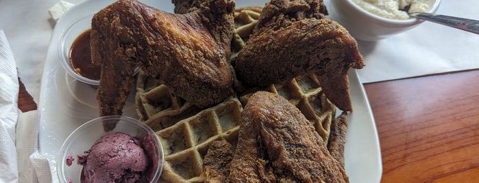 Dame's Chicken & Waffles is one of RDU.