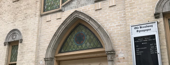 Old Broadway Synagogue is one of National Historic Landmarks in Northern Manhattan.