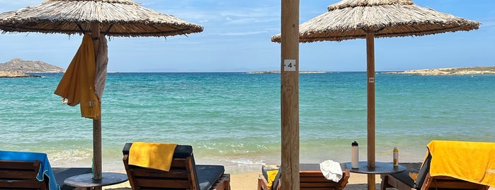 Agioi Anargyroi Beach is one of Paros island.