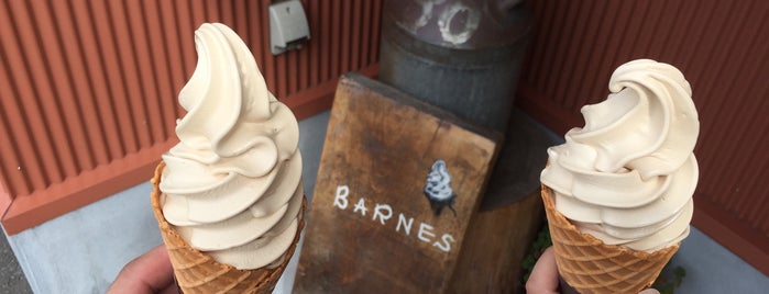 BARNES is one of Hokkaido Ice cream.
