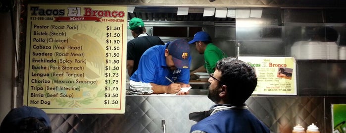 Tacos El Bronco is one of NY Eats.