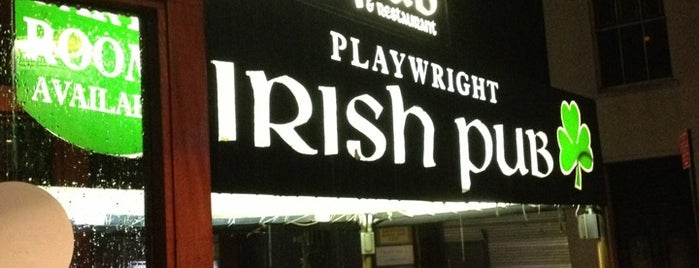 Playwright Irish Pub is one of NYC: booze to do list.