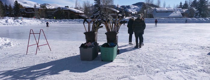 Christina Potters Outdoor Ice Rink is one of Sun Valley Skit Trip.