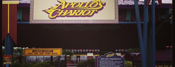 Apollo's Chariot is one of Busch Gardens Williamsburg.