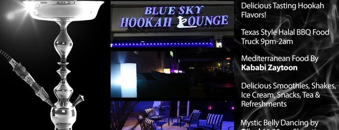 Blue Sky Hookah Lounge is one of Houston Hookah Lounges.