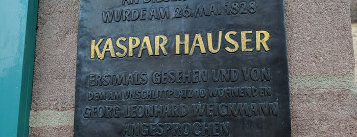 Unschlittplatz is one of Auf den Spuren Kaspar Hausers.