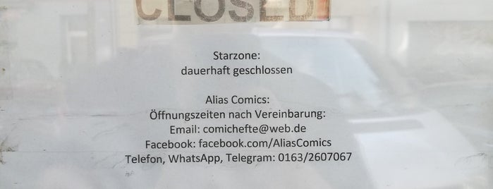 Alias Comics is one of Köln.