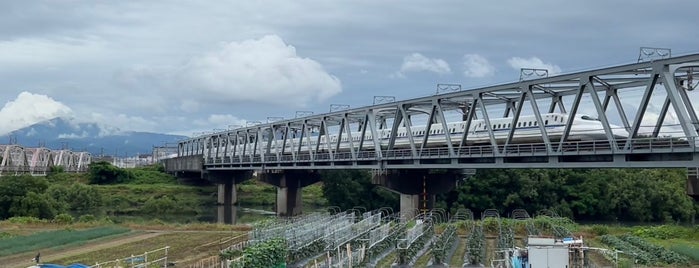 東海道新幹線 桂川橋梁 is one of 東海道新幹線CI処.