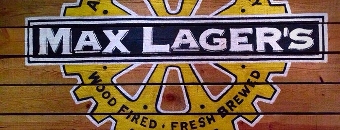 Max Lager's Wood-Fired Grill & Brewery is one of Bikabout Atlanta.