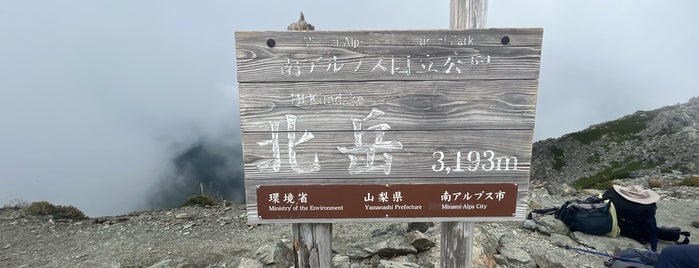 北岳 is one of 山梨百名山.
