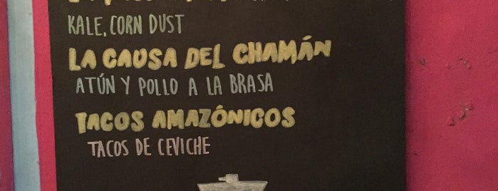 Ayahuasca Ceviche Bar is one of Lugares favoritos de Endel.