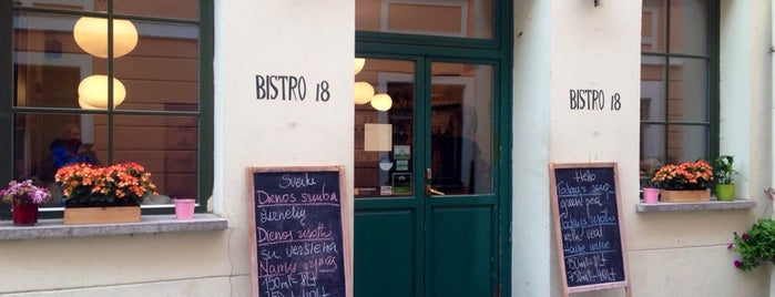 Bistro 18 is one of Food. Вильнюс..