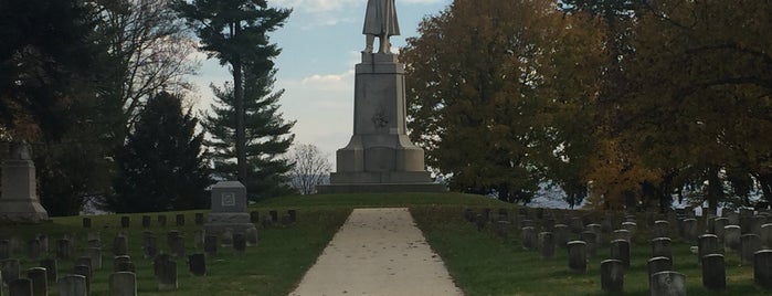 Antietam National Cemetery is one of Joshua Lawrence Chamberlain.