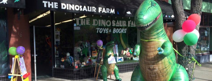 The Dinosaur Farm is one of The 10 Most Fun Toy Stores in America.