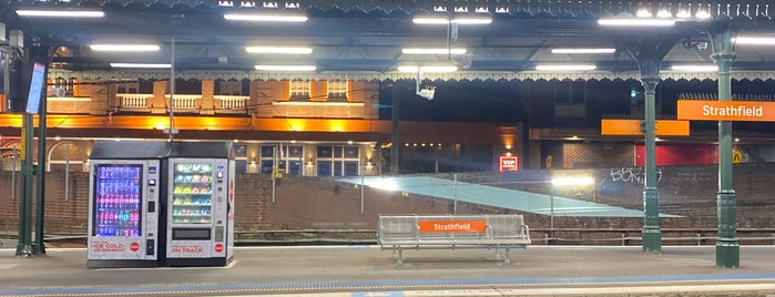 Strathfield Station is one of Sydney Trains (K to T).