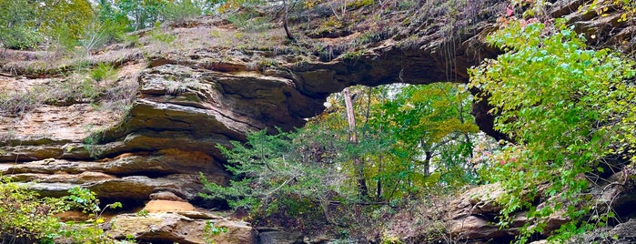 Natural Bridge State Park is one of Wisconsin Dells.