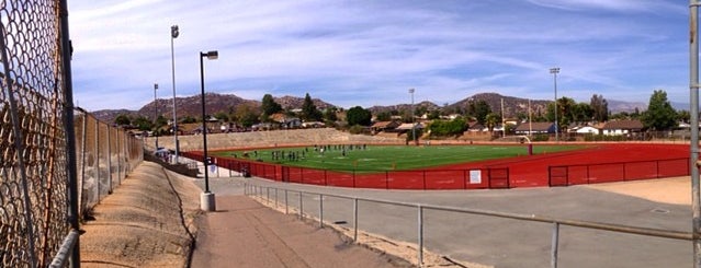 Santana High School Football Field is one of Lugares favoritos de Annie.