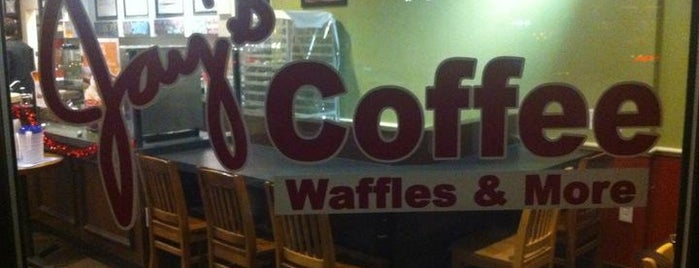 Jays Coffee Waffles & More is one of Lieux qui ont plu à Joshua.