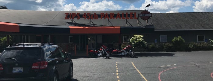Zips 45th Parallel Harley-Davidson is one of places.