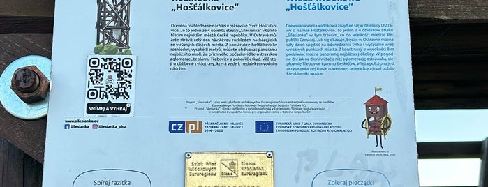Vyhlídková věž Hošťálkovice is one of ČR rozhledny.