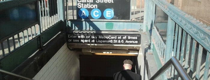 MTA Subway - Canal St (6/J/N/Q/R/W/Z) is one of NY.