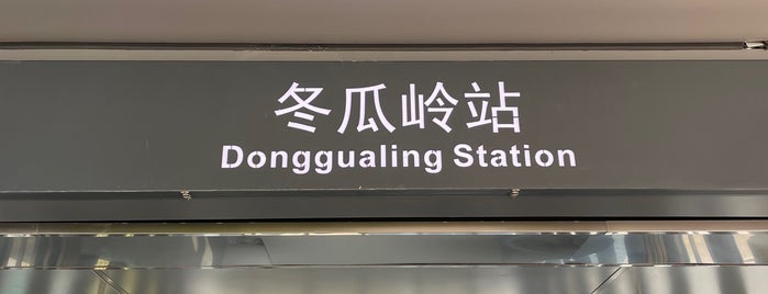 Donggualing Metro Station is one of 深圳地铁 - Shenzhen Metro.