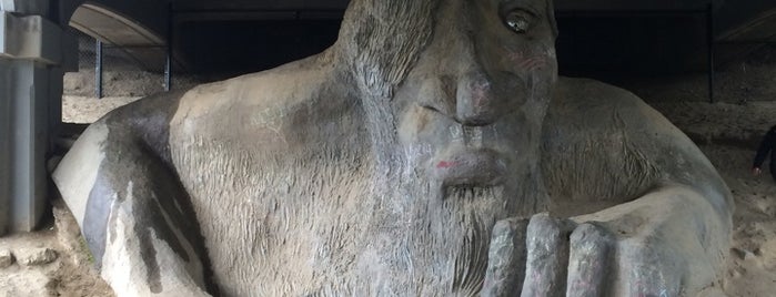 The Fremont Troll is one of Seattle / play.