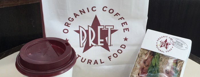 Pret A Manger is one of J.さんのお気に入りスポット.