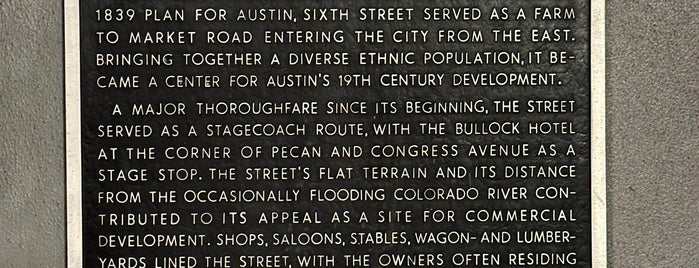 6th Street is one of San Antonio/Austin.