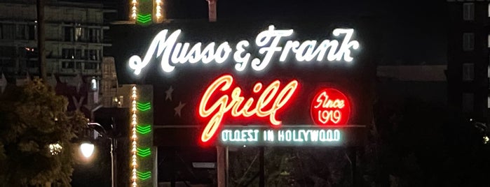 Musso & Frank Grill is one of LA Food.