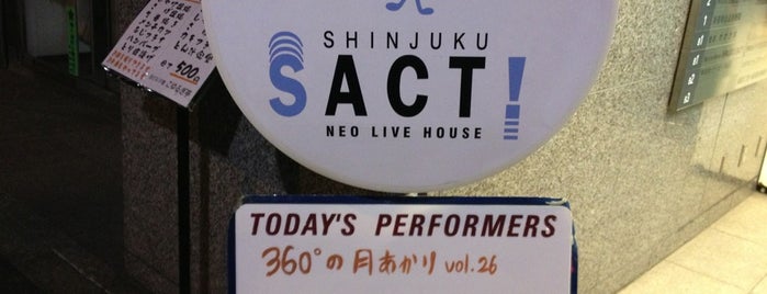 SHINJUKU SACT! is one of Live Spots.