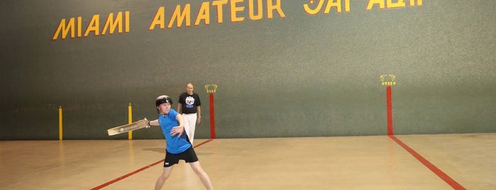 American Amateur Jai Alai is one of Miami.